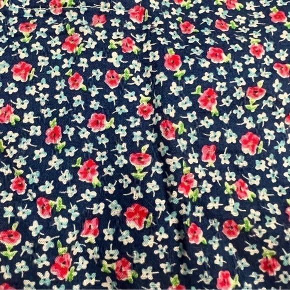 Abercrombie & Fitch Floral Peasant Prairie Style Lightweight Blouse Top Medium - Picture 6 of 7